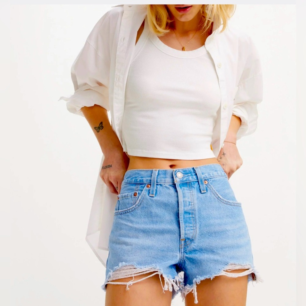 Levi's®501® ORIGINAL - Denim shorts.